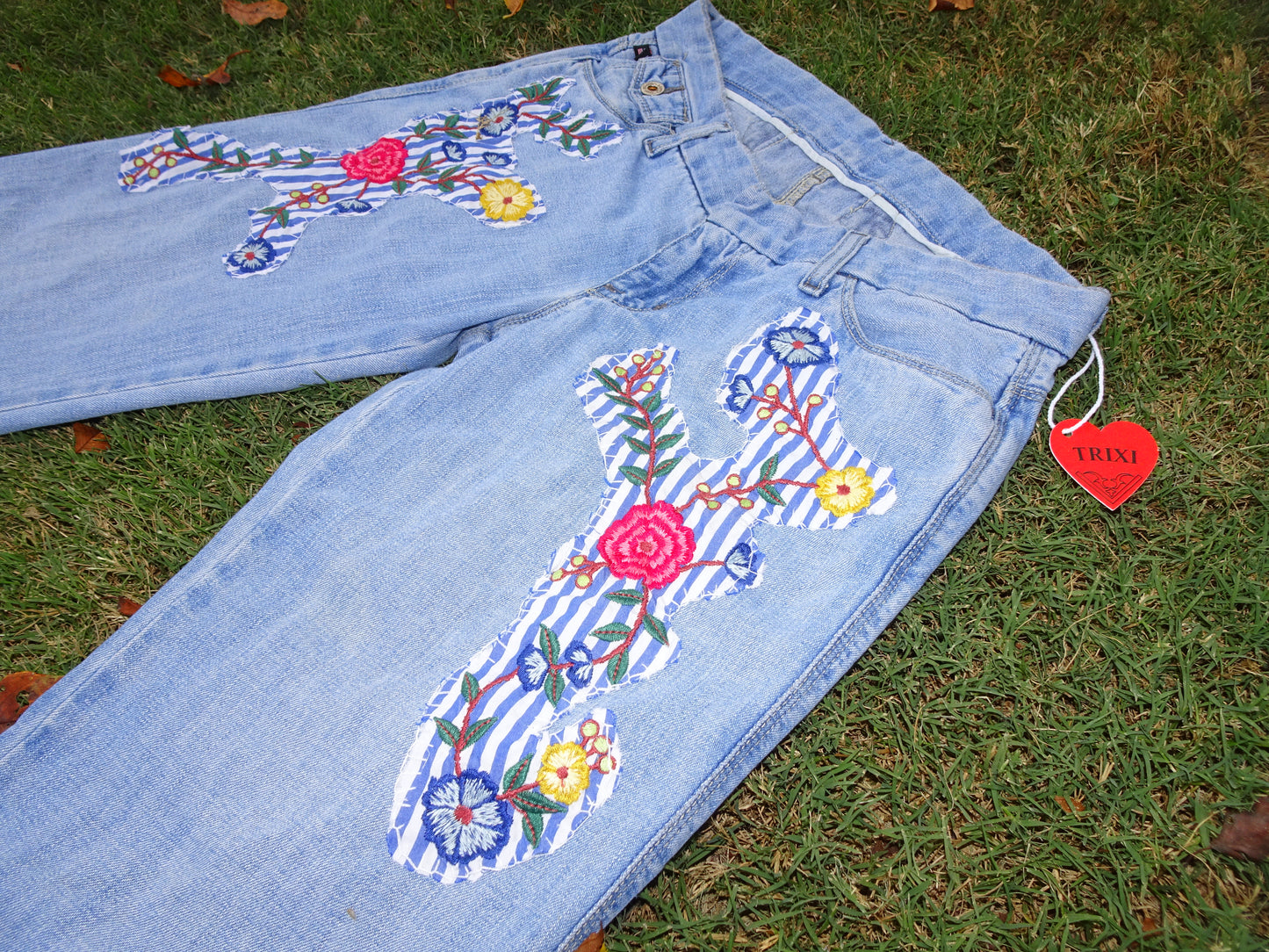 Handmade Patchwork Jeans