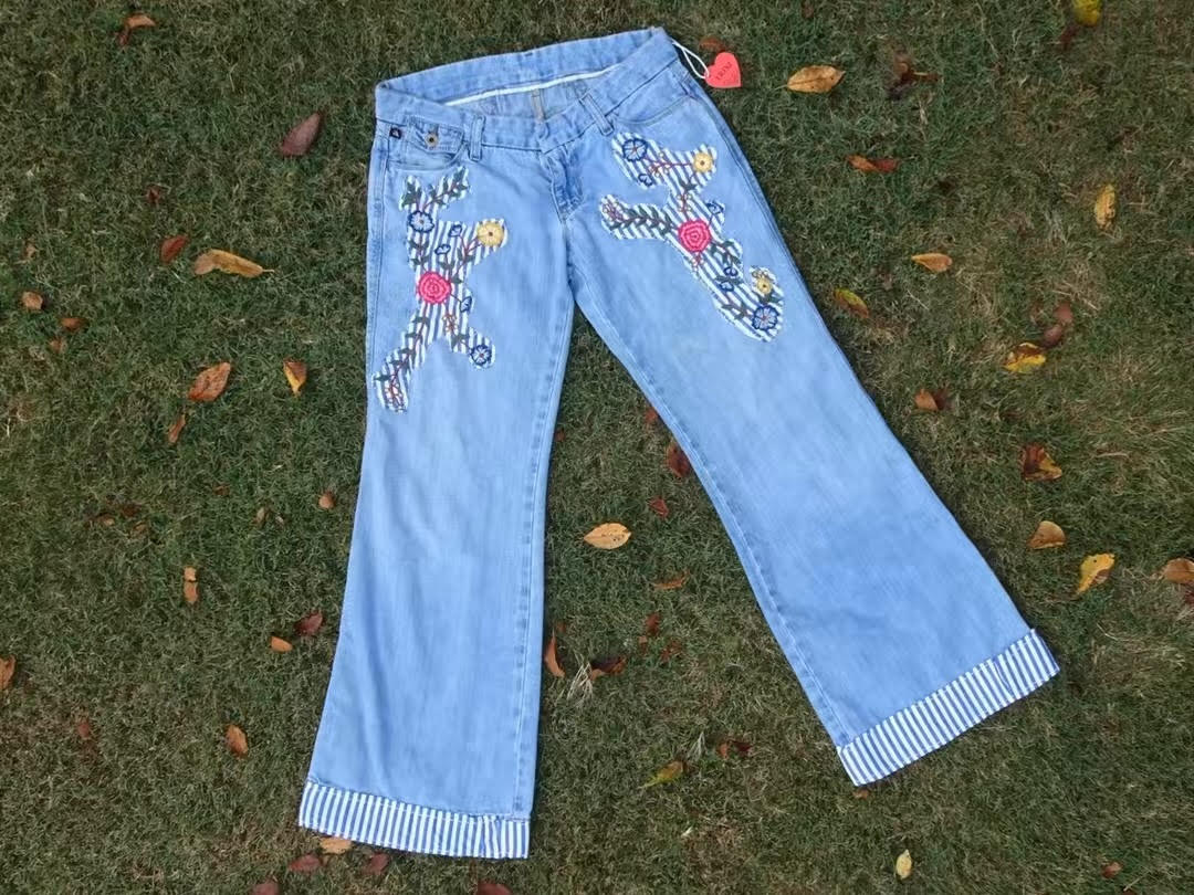 Handmade Patchwork Jeans